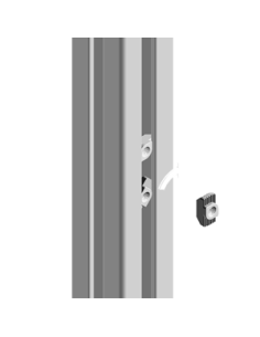 Tuerca de martillo de acero galvanizado para perfil Aluneed TI