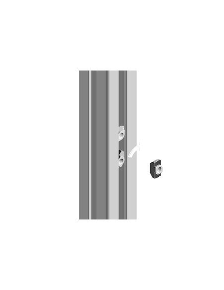 Tuerca de martillo de acero galvanizado para perfil Aluneed TI