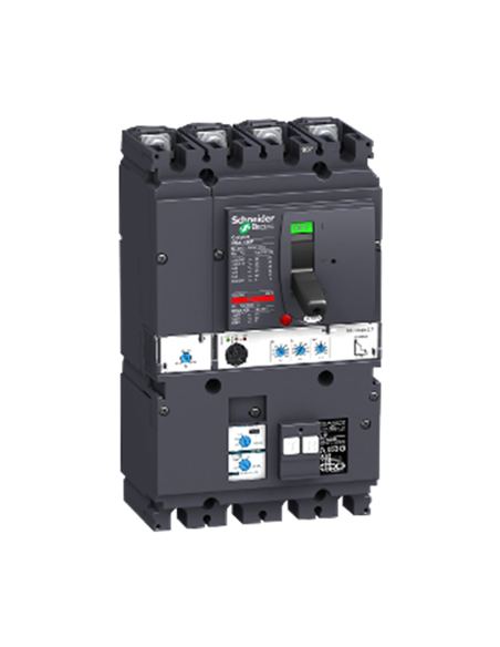 Disyuntor diferencial NSX 4P de 100 a 630 A