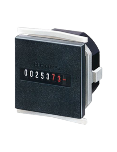 Contador horario sin puesta a cero. Montaje empotrado -48x48 mm