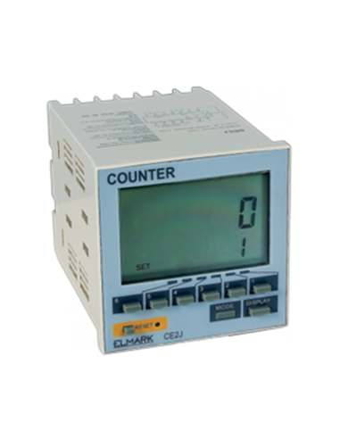 Contador de impulsos 68x68 con reset