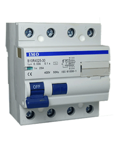 Interruptor diferencial tetrapolar