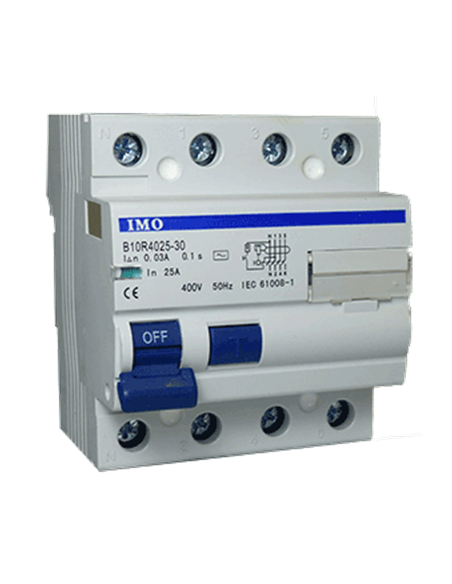 Interruptor diferencial tetrapolar