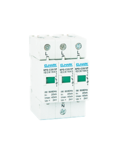 Limitador de sobretensiones 3 polos