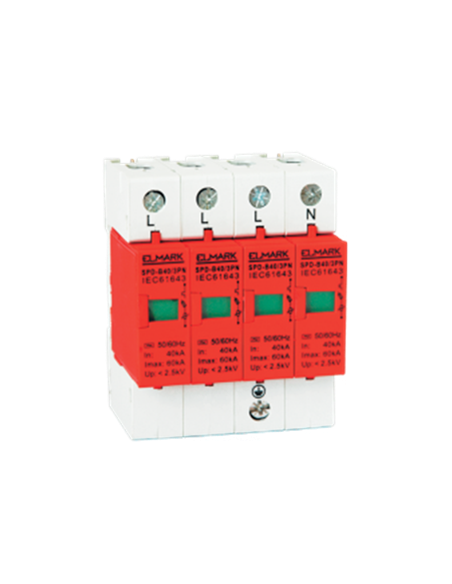 Limitador de sobretensiones 3+N o 4P