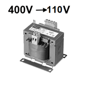Transformador monofásico 400 V=> 110 V