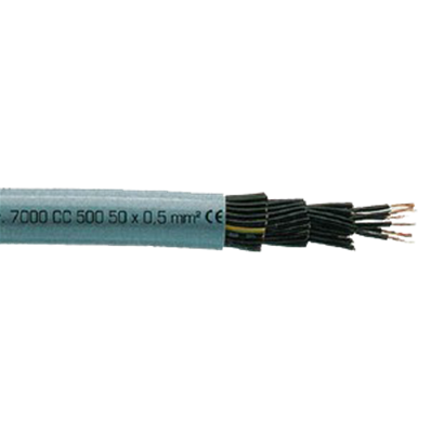 Cable eléctrico flexible multi conductor