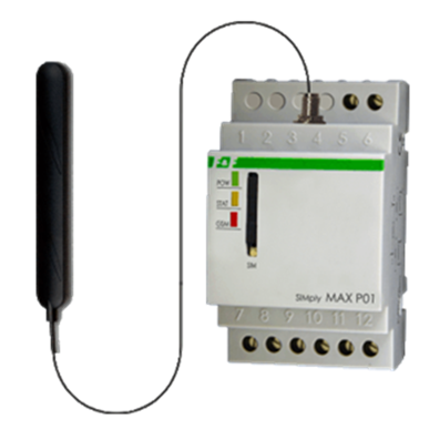 Autómata GSM  MAX_P02 para control a distancia de puertas y verjas automáticas